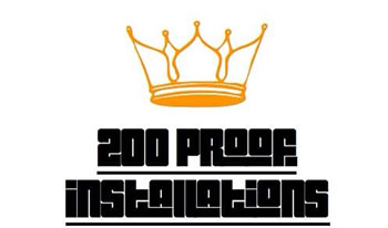 200 Proof Installations Logo